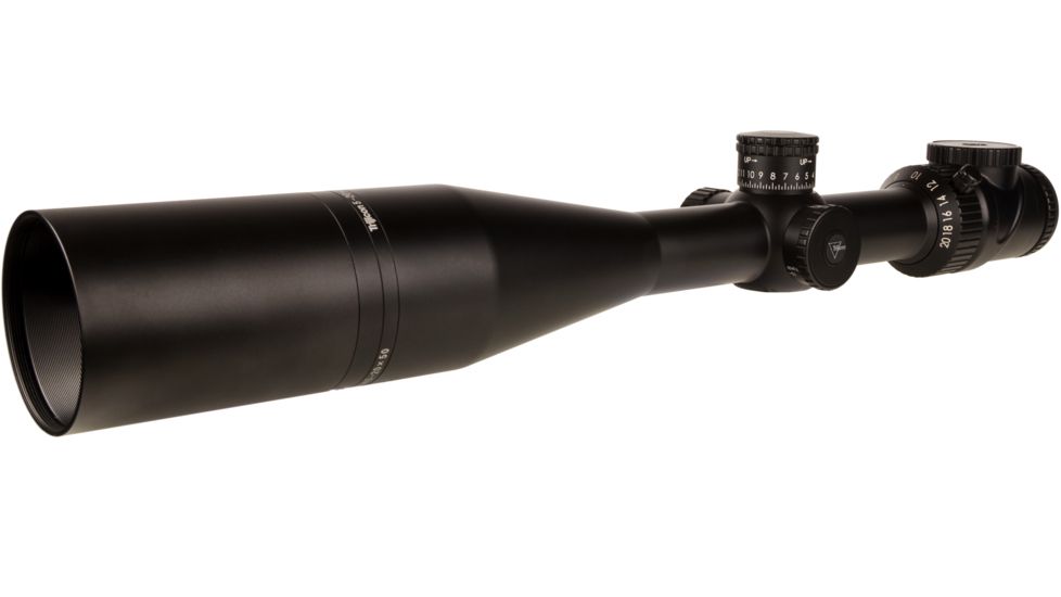 Trijicon AccuPoint TR-33 5-20x50mm Rifle Scope, 30 mm Tube, Second Focal Plane, Satin, Black, Green Standard Duplex Crosshair w/ Dot Reticle, MOA Adjustment, 200155