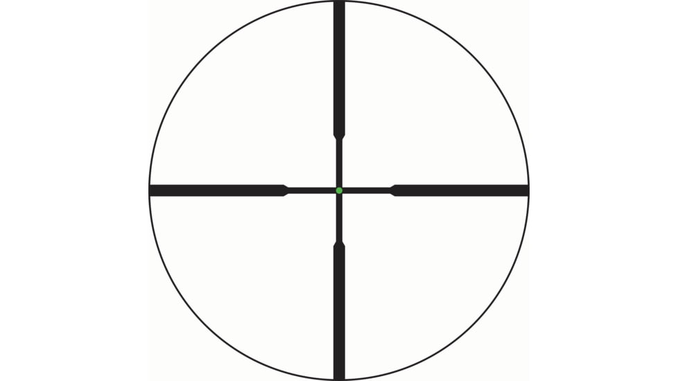 Trijicon AccuPoint TR-34 3-18x50mm Rifle Scope, 30 mm Tube, Second Focal Plane, Black, Green Standard Duplex Crosshair w/ Dot Reticle, MOA Adjustment, 200166
