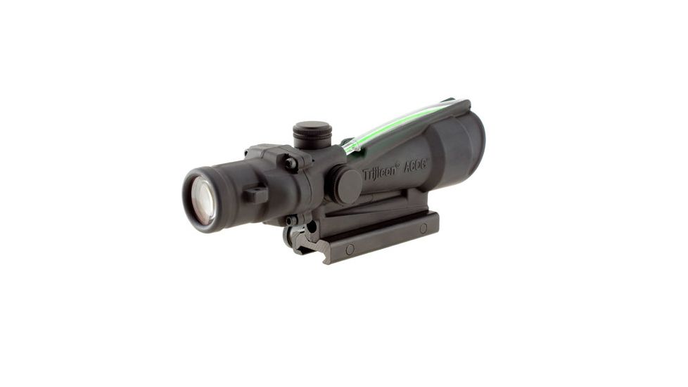 Trijicon ACOG 3.5x35 Rifle Scope, Dual Illuminated Green Chevron .223 Ballistic Reticle w/ TA51 Mount