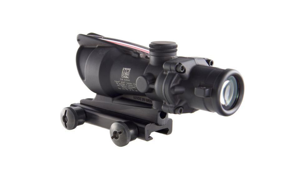 Trijicon ACOG 4x32 Dual Ill Rifle Scope w/Mount, Red Horseshoe .223 Reticle