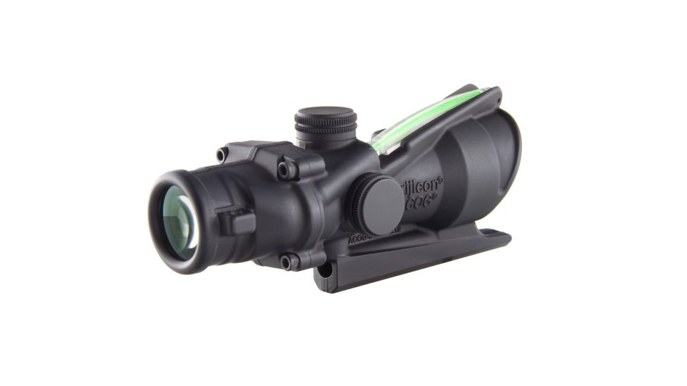 Trijicon ACOG 4x32 Scope w/Green Dual Illuminated Doughnut Reticle BAC-M16/AR15, Black TA31-G