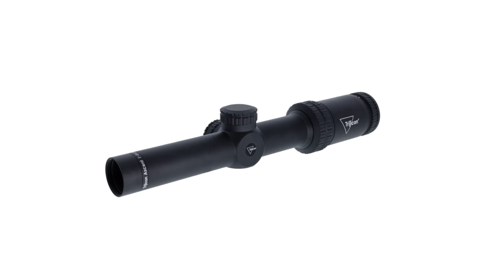 Trijicon Ascent 1-6x24mm Rifle Scope, 30mm Tube, Second Focal Plane, BDC Target Holds Reticle, Matte Black, AT624-C-2800003