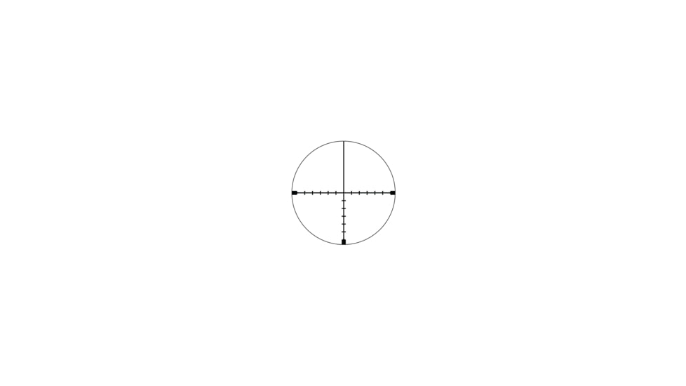 Trijicon Ascent 1-6x24mm Rifle Scope, 30mm Tube, Second Focal Plane, BDC Target Holds Reticle, Matte Black, AT624-C-2800003
