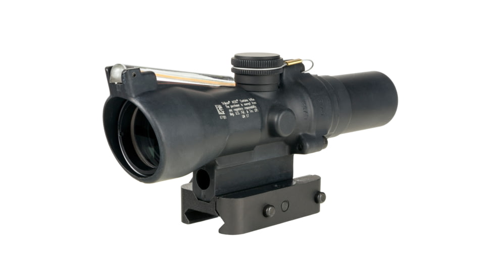 Trijicon Compact Dual Illuminated ACOG Scope, 1.5x24 mm, Amber, 8 MOA Triangle Reticle, Matte Black, 400334
