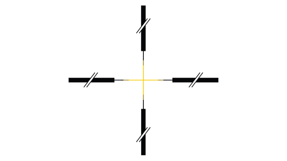 Trijicon Compact Dual Illuminated ACOG Scope, 1.5x24 mm, Amber, Crosshair Reticle, Matte Black, 400335