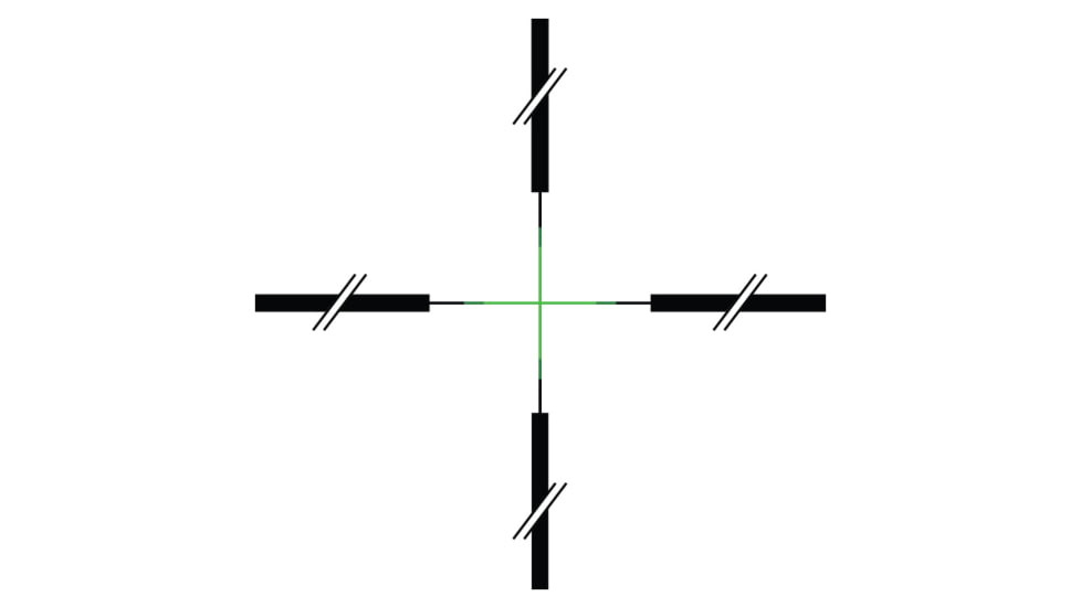 Trijicon Compact Dual Illuminated ACOG Scope, 2x20mm, Green, Crosshair Reticle, Matte Black, 400341