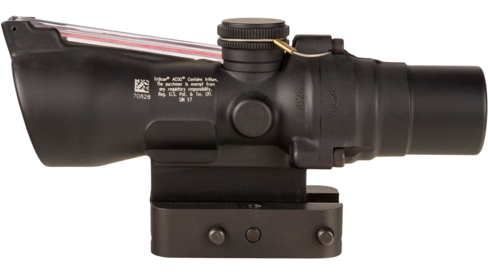 Trijicon Compact Dual Illuminated ACOG Scope, 2x20mm, Red, .223 Rapid Target RTR Reticle, Matte Black, 400388