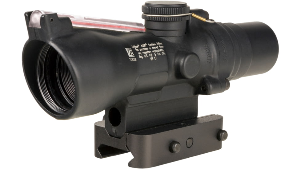 Trijicon Compact Dual Illuminated ACOG Scope, 2x20mm, Red, .223 Rapid Target RTR Reticle, Matte Black, 400388