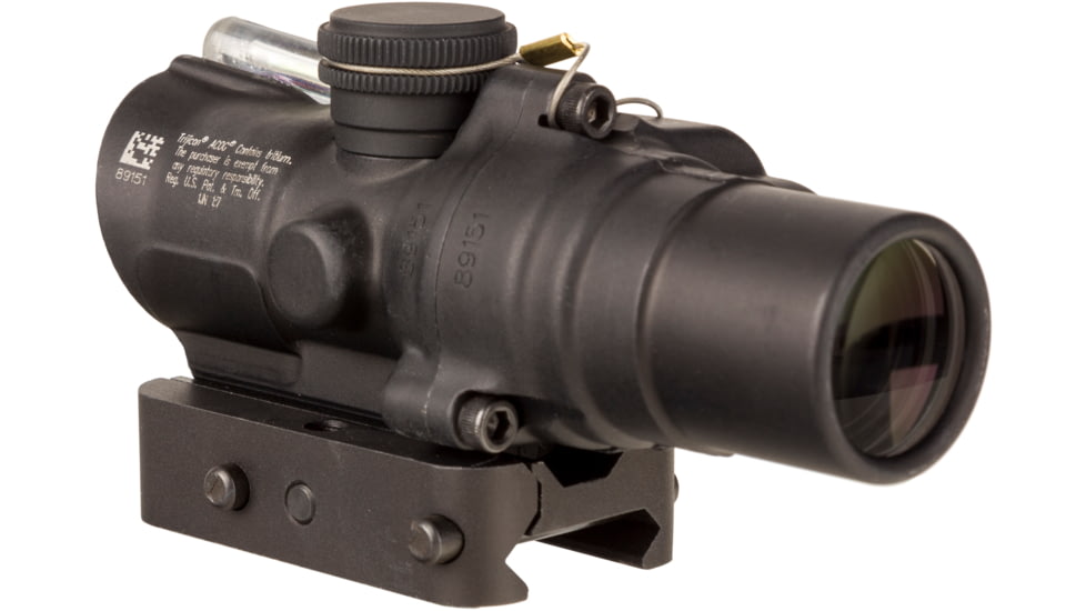 Trijicon Compact Dual Illuminated Low Height Q-LOC ACOG Scope, 1.5x16S, Green, Circle Dot Reticle, Matte Black, 400333