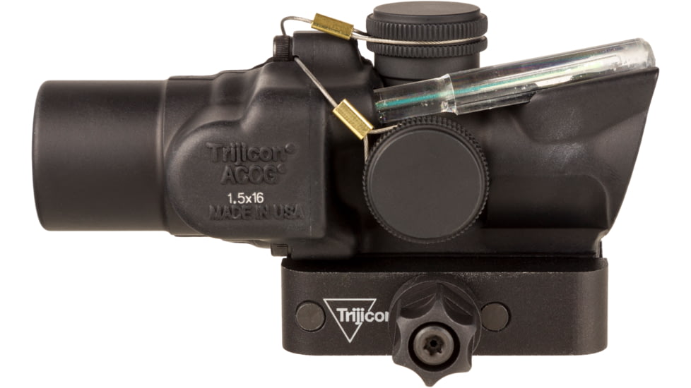 Trijicon Compact Dual Illuminated Low Height Q-LOC ACOG Scope, 1.5x16S, Green, Circle Dot Reticle, Matte Black, 400333