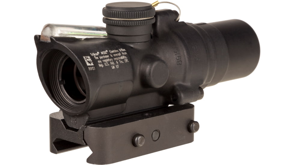 Trijicon Compact Dual Illuminated Low Height Q-LOC ACOG Scope, 1.5x16S, Green, Circle Dot Reticle, Matte Black, 400333