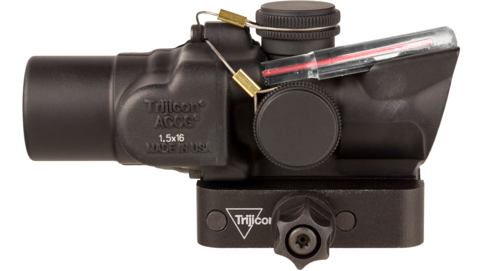 Trijicon Compact Dual Illuminated Low Height Q-LOC ACOG Scope, 1.5x16S, Red, Circle Dot Reticle, Matte Black, 400331