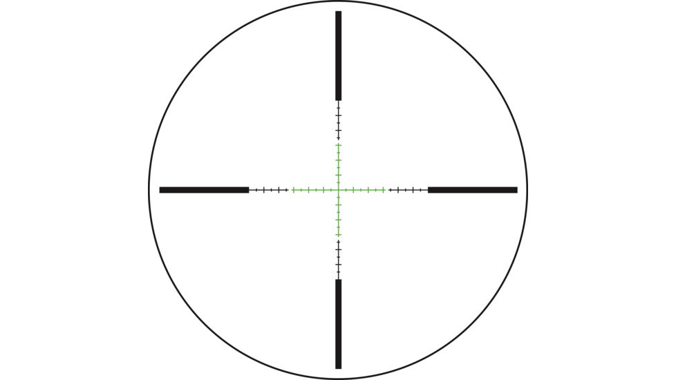 Trijicon Credo CR424 1-4x24mm Rifle Scope, 30 mm Tube, Second Focal Plane, Black, Green MRAD Ranging Reticle, Mil Rad Adjustment, 2900012