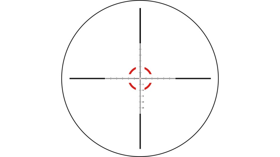 Trijicon Credo CR828 1-8x28mm Rifle Scope, 34 mm Tube, First Focal Plane, Black, Green/Red MRAD Segmented Circle Reticle, Mil Rad Adjustment, 2900032