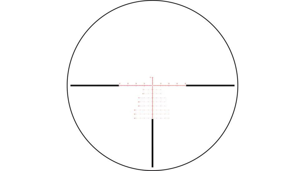 Trijicon Credo CR1036 2-10x36mm Rifle Scope, 30 mm Tube, First Focal Plane, Black, Red MOA Precision Tree Reticle, MOA Adjustment, 2900037