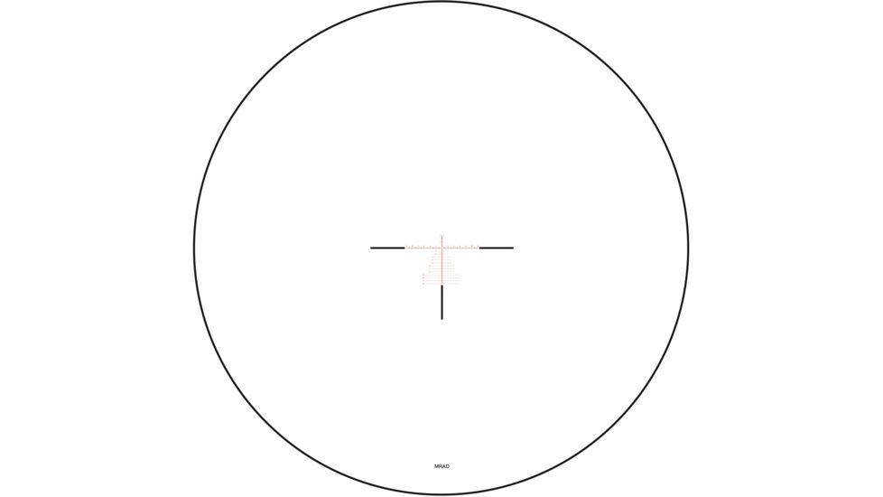 Trijicon Credo CR1036 2-10x36mm Rifle Scope, 30 mm Tube, First Focal Plane, Black, Red MRAD Precision Tree Reticle, Mil Rad Adjustment, 2900038