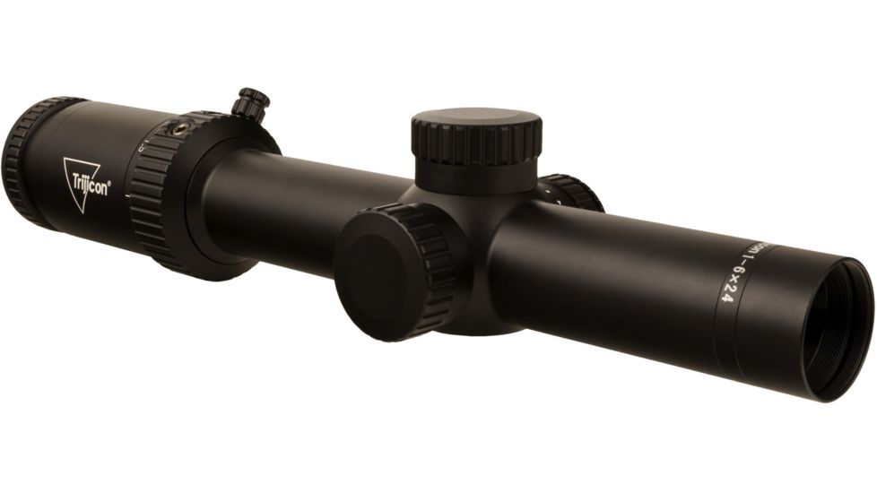 Trijicon Credo HX CRHX624 1-6x24mm Rifle Scope, 30 mm Tube, First Focal Plane, Black, Red MOA Segmented Circle Reticle, MOA Adjustment, 2900021