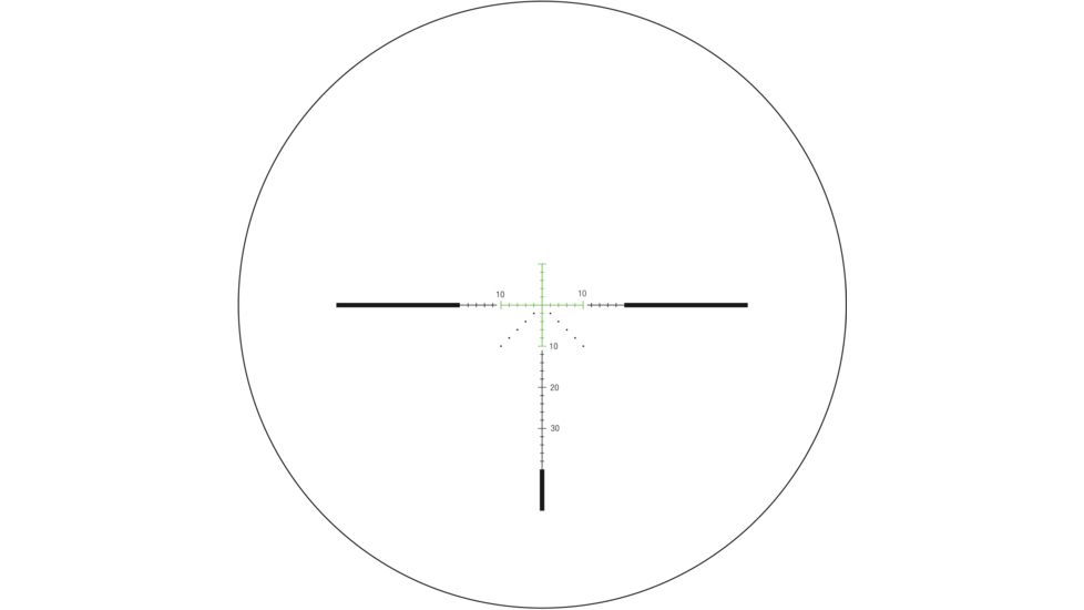 Trijicon Credo CR940 3-9x40mm Rifle Scope, 1 in Tube, Second Focal Plane, Black, Green MOA Precision Hunter Reticle, MOA Adjustment, 2900040