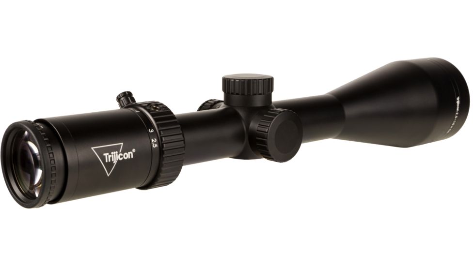 Trijicon Credo HX CRHX1056 2.5-10x56mm Rifle Scope, 30 mm Tube, Second Focal Plane, Black, Red Standard Duplex Crosshair Reticle, MOA Adjustment, 2900029