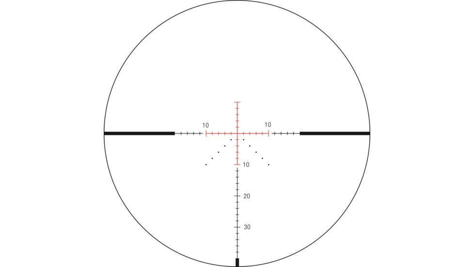 Trijicon Credo CR940 3-9x40mm Rifle Scope, 1 in Tube, Second Focal Plane, Black, Red MOA Precision Hunter Reticle, MOA Adjustment, 2900039