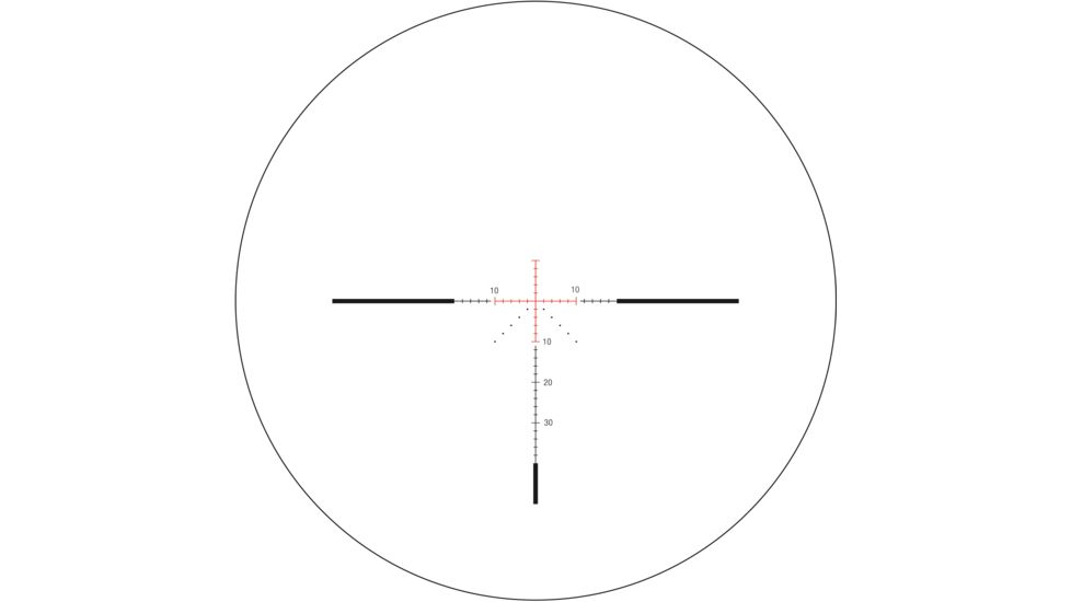 Trijicon Credo CR940 3-9x40mm Rifle Scope, 1 in Tube, Second Focal Plane, Black, Red MOA Precision Hunter Reticle, MOA Adjustment, 2900039