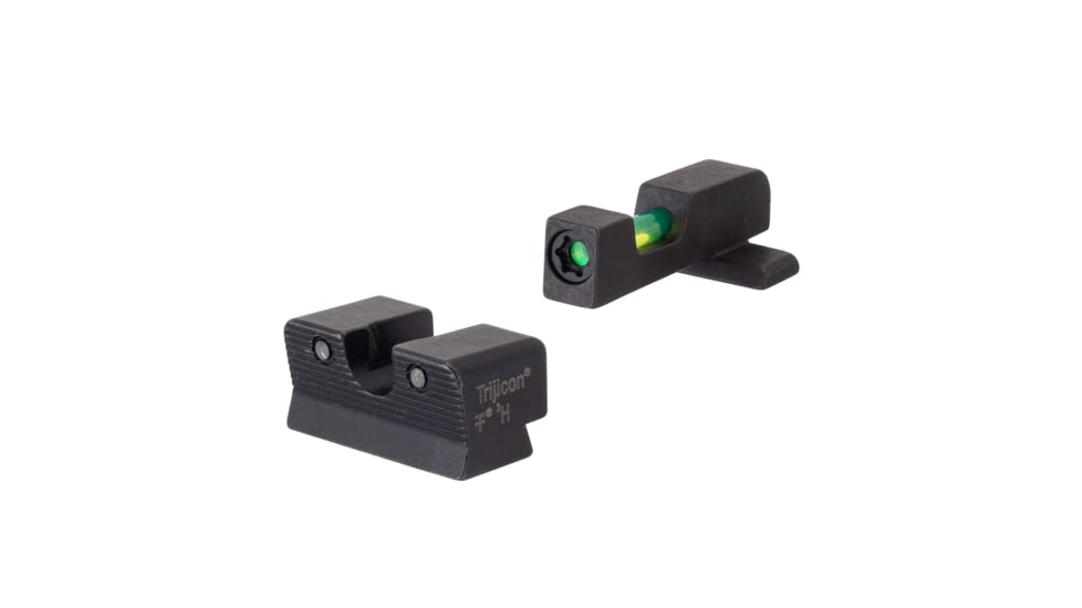 Trijicon DI Night Sight Set, Dual-Illuminated, U-Notch, Tritium Green Front Color/ Rear Color, Springfield Armory XD-S Mod. 2, 601118