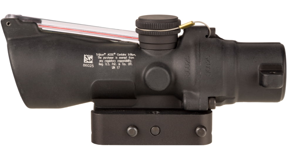 Trijicon Dual Illuminated Low Height Compact ACOG Scope, 3x24 mm, Red, 7.62x39/123gr. Crosshair Reticle, Matte Black, 400357