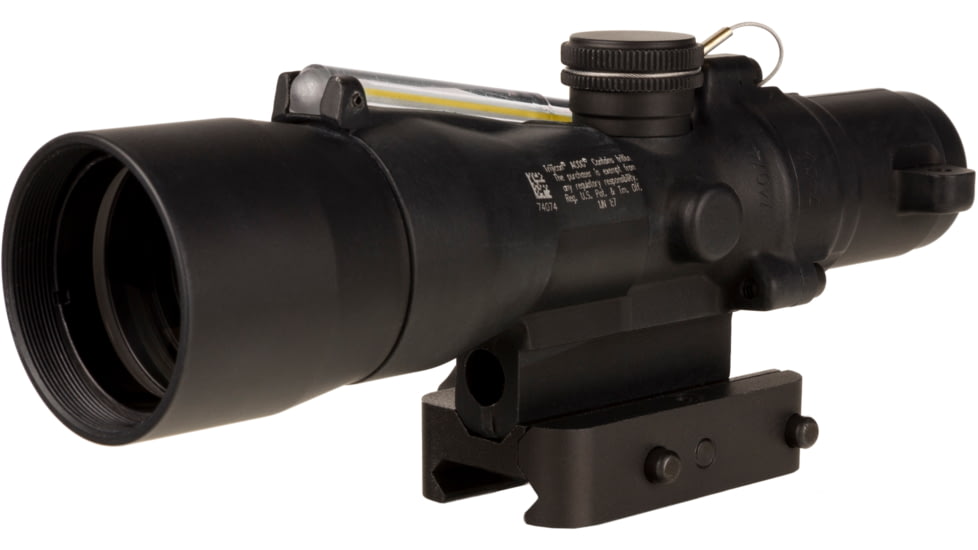 Trijicon Dual Illuminated Q-LOC Compact ACOG Scope, 3x30 mm, 7.62x51mm/175gr. Amber, Chevron Reticle, Matte Black, 400364