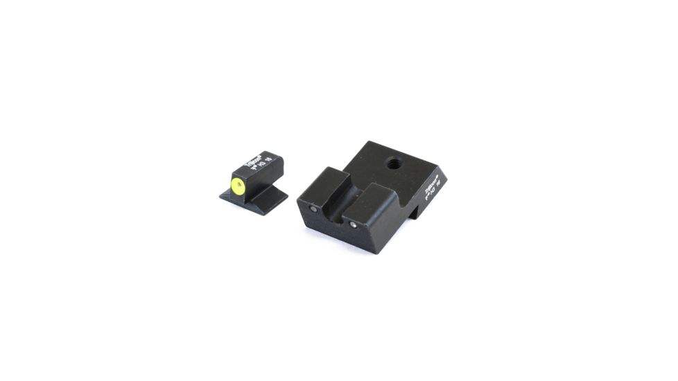 Trijicon HD Night Sight Set - 1911 Novak Cut - Green/Yellow CA128Y