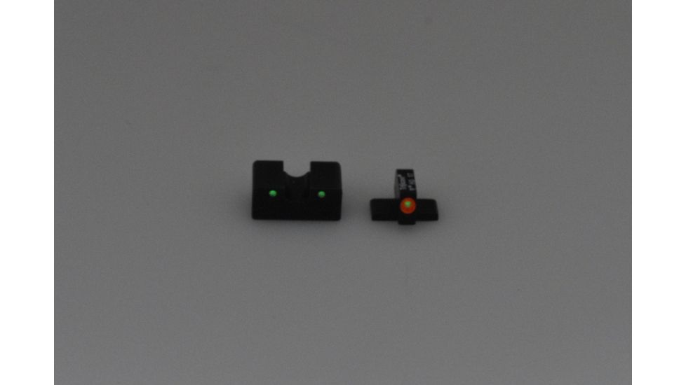 Trijicon HD XR Night Sight Set, Orange Front Outline for Sig Sauer .40S&amp;W, .45ACP, Black, 600861