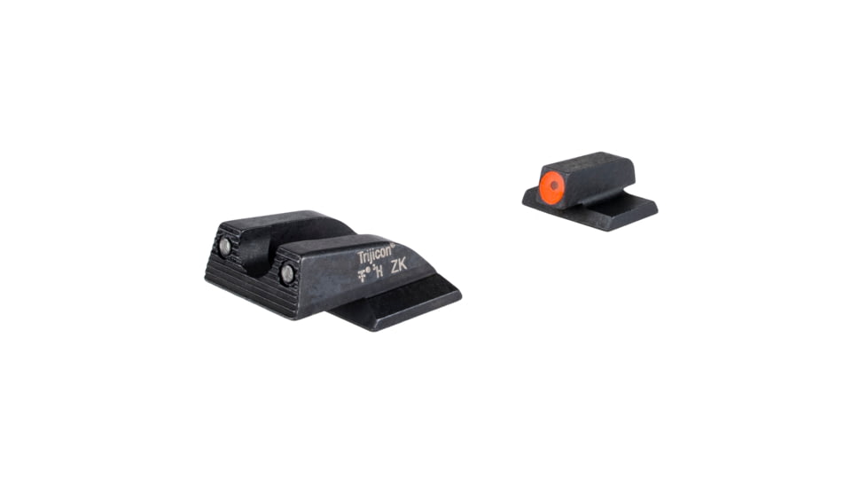 Trijicon HD XR Tritium Night Sights - Orange Front Outline - for Smith &amp; Wesson BODYGUARD 2.0, Black, SA638-C-601182