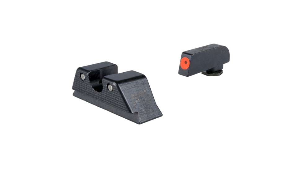 Trijicon HD XR Tritium Night Sights - Rear - Orange Front Outline - for GLOCK Models 20, 21, 29, 30, and 41 including S &amp; SF variants, Black, GL645-C-601168