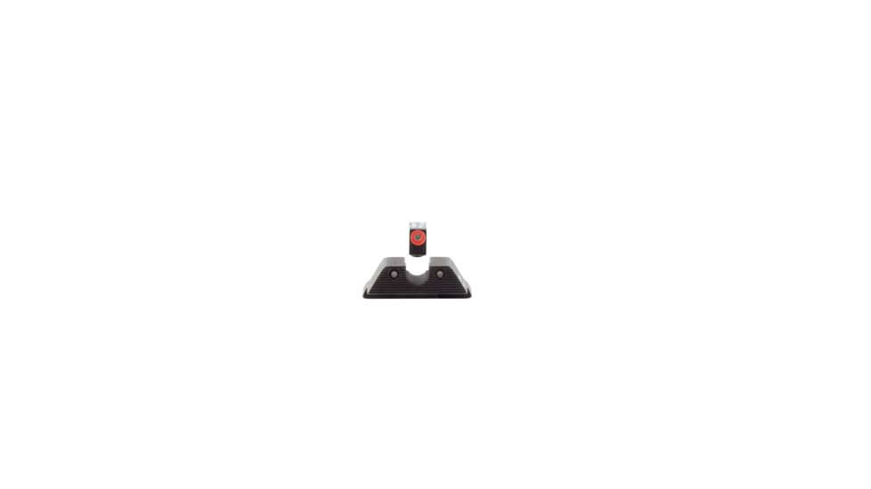 Trijicon Glock HD Night Sight Set - Front Sight Orange Outline / Green Tritium, Rear Sight Black Outline / Green Tritium, 600538