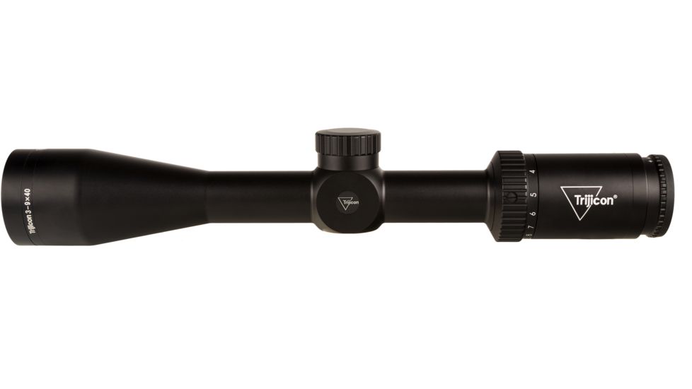 Trijicon Huron HR940 3-9x40mm Rifle Scope, 1 in Tube, Second Focal Plane, Black, Non-Illuminated German #4 Crosshair Reticle, MOA Adjustment, 2700004