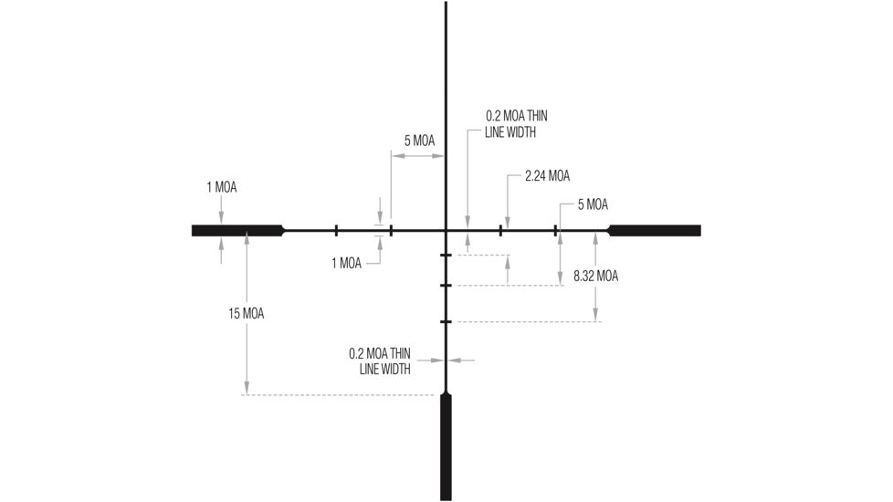 Trijicon Huron HR940 3-9x40mm Rifle Scope, 1 in Tube, Second Focal Plane, Black, Non-Illuminated BDC Hunter Hold Reticle, MOA Adjustment, 2700006