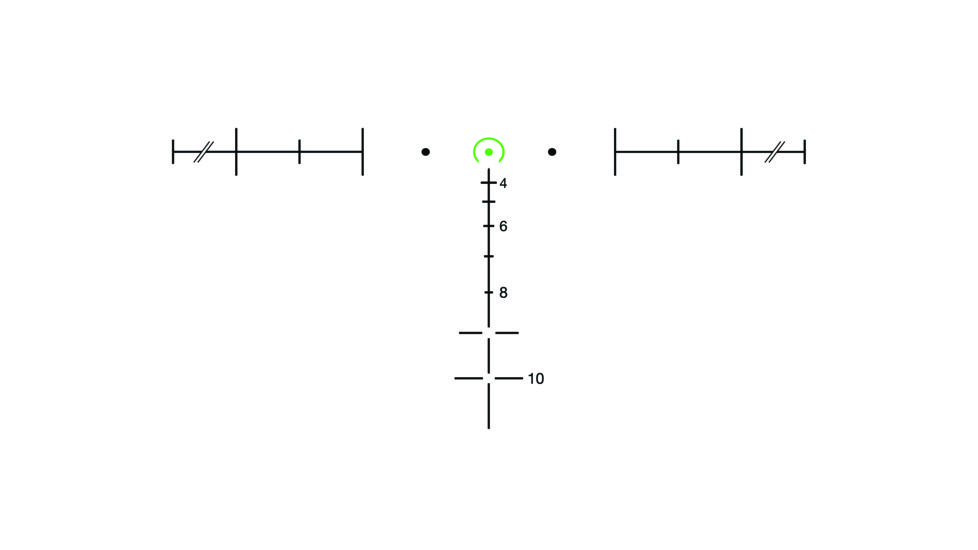 Trijicon Illuminated Green TA110-D-100494 Horseshoe Reticle