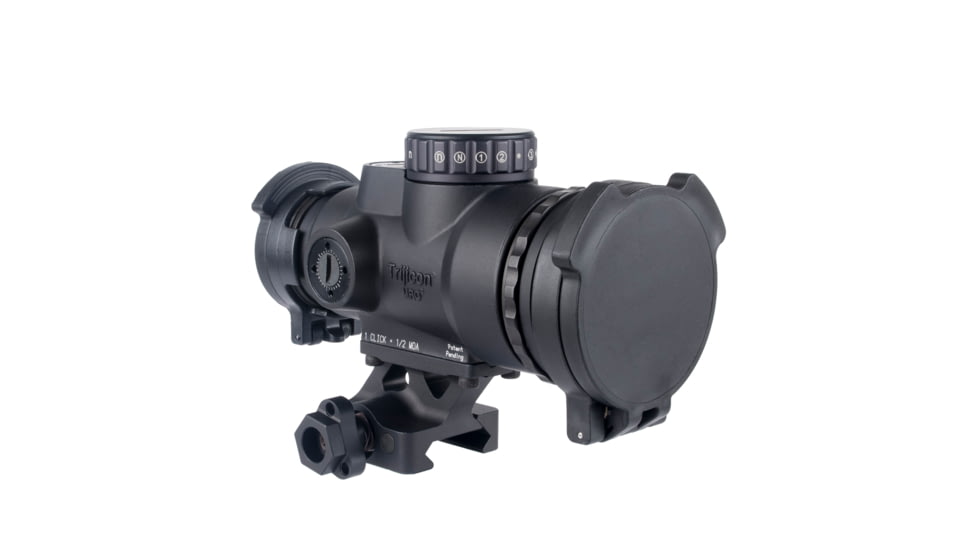 Trijicon MRO HD Patrol Adjustable LED 68 MOA Reticle w/ 2.0 MOA Red Dot, Full Co-Witness Quick Release Mount with Q-LOC Technology AC32070, Black, MRO-C-2200109