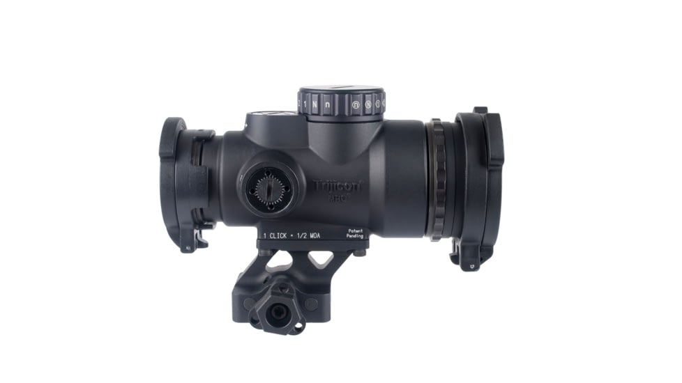 Trijicon MRO HD Patrol Adjustable LED 68 MOA Reticle w/ 2.0 MOA Red Dot, Full Co-Witness Quick Release Mount with Q-LOC Technology AC32070, Black, MRO-C-2200109