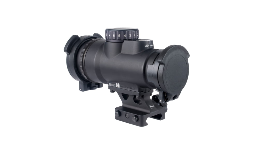 Trijicon MRO HD Patrol Adjustable LED 68 MOA Reticle w/ 2.0 MOA Red Dot, Full Co-Witness Quick Release Mount with Q-LOC Technology AC32070, Black, MRO-C-2200109