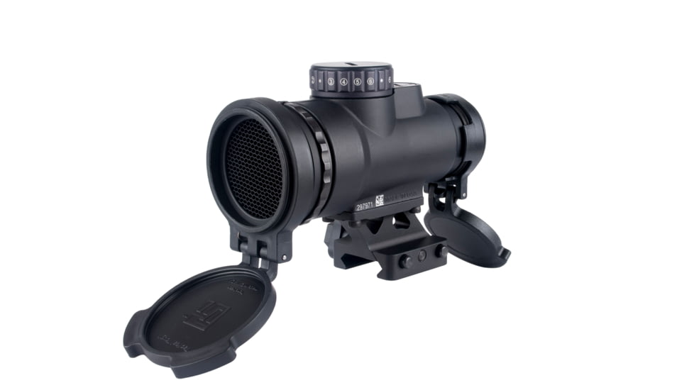 Trijicon MRO HD Patrol Adjustable LED 68 MOA Reticle w/ 2.0 MOA Red Dot, Full Co-Witness Quick Release Mount with Q-LOC Technology AC32070, Black, MRO-C-2200109