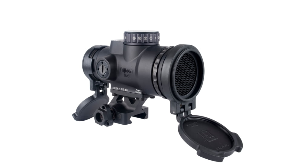 Trijicon MRO HD Patrol Adjustable LED 68 MOA Reticle w/ 2.0 MOA Red Dot, Full Co-Witness Quick Release Mount with Q-LOC Technology AC32070, Black, MRO-C-2200109