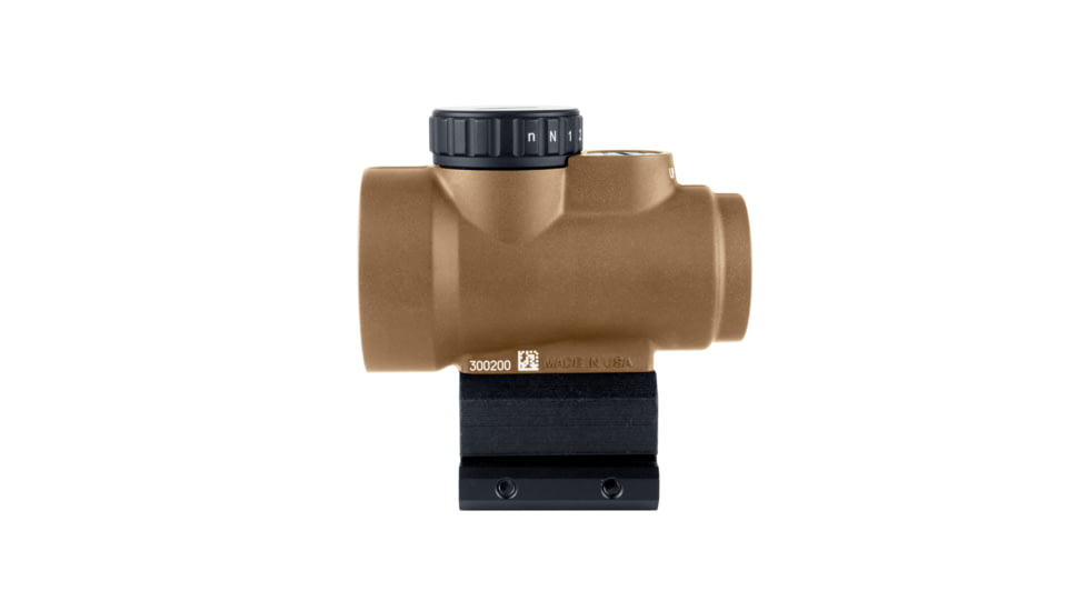 Trijicon MRO SD 1x25mm Reflex Green Dot Sight, 2.0 MOA Adjustable Green Dot, with Full Co-witness Mount, Anodized Coyote Brown Anodized, MRO-C-2200348
