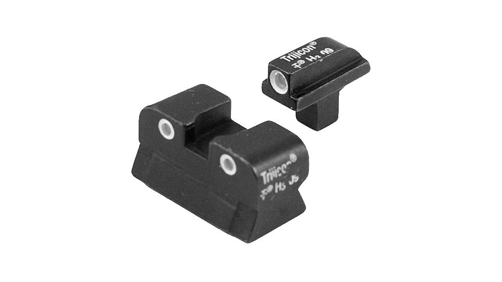 Trijicon Bright &amp; Tough Night Sight Set, Green Front and Orange Rear - Colt Officers