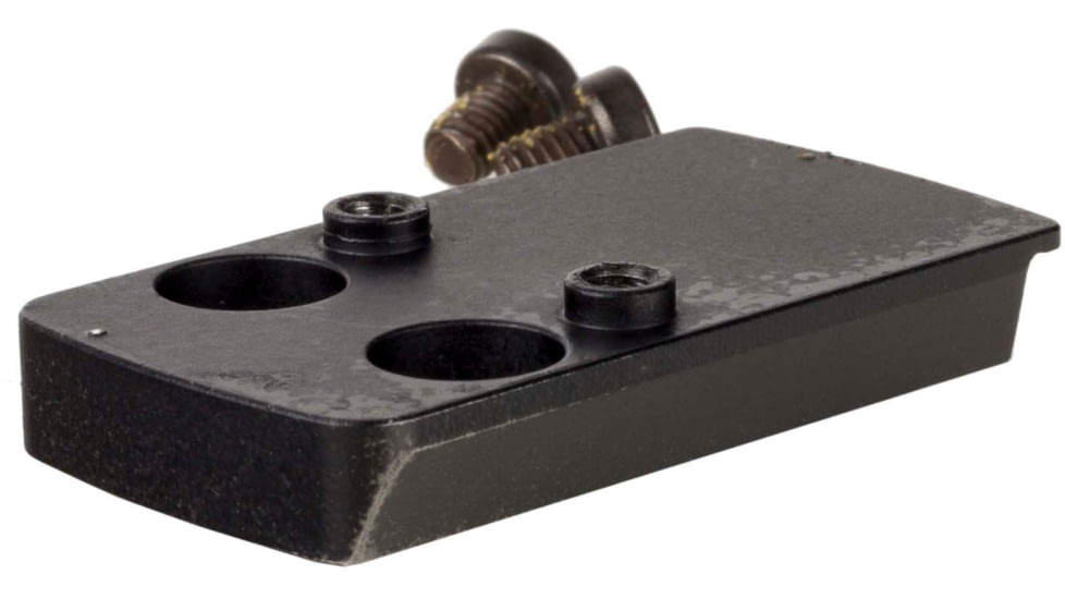 Trijicon RMRcc Pistol Adapter Mount Plate, S&amp;W/Springfield/Glock/Ruger/SCCY, Black, AC32092