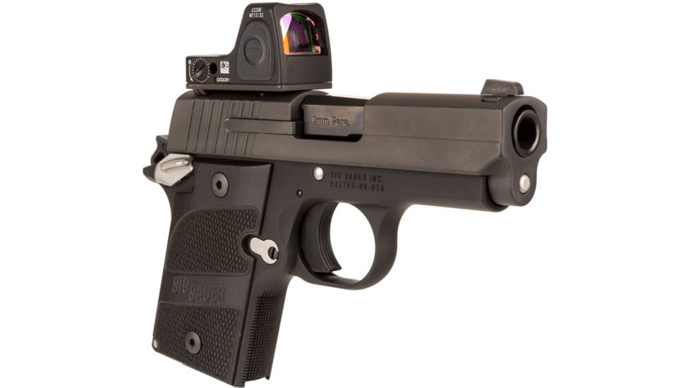 Trijicon RMR Mount Plate for Sig Sauer 938/Hellcat, Black, AC32097