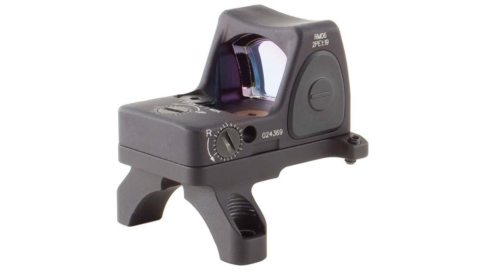 Trijicon RM06 RMR Type 2 Adjustable LED Red Dot Sight, 3.25 MOA Red Dot, RM35 Mount, Matte, Black, 700676