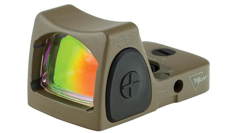 Trijicon RMR Type 2 Reflex Sight, 1 MOA Red Dot, No Mount, Flat Dark Earth, 700745