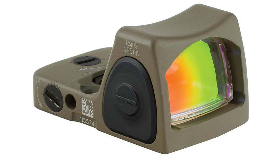 Trijicon RMR Type 2 Reflex Sight, 1 MOA Red Dot, No Mount, Flat Dark Earth, 700745
