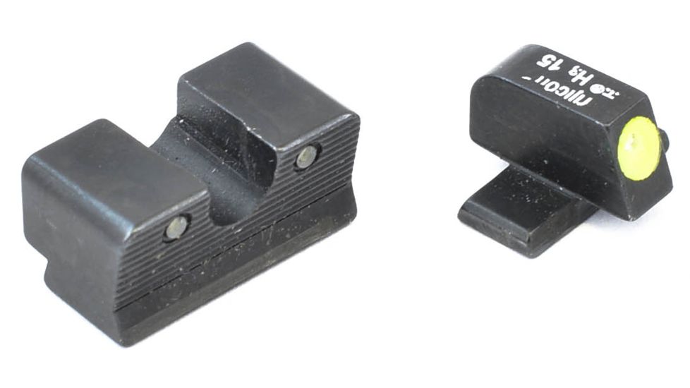 Trijicon Sig HD Night Sight Set,Yellow Front Outline Comparable to 8 Front/8 Rear SG101Y