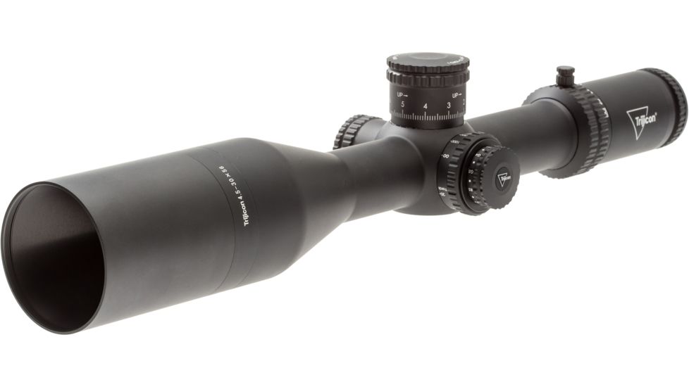 Trijicon Tenmile TM3056 4.5-30x56mm Rifle Scope, 34 mm Tube, Second Focal Plane, Black, Green/Red MOA Long Range Reticle, MOA Adjustment, 3000014